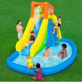 BESTWAY Mount Splashblast Dmuchany mega park wodny, 435 x 286 x 267 cm 53478