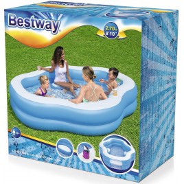 BESTWAY Splash View Basen dla dzieci z okienkiem, 270 x 198 x 51 cm 54409