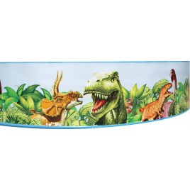 BESTWAY Fill 'N Fun Dinozaury Basen rozporowy dla dzieci, 244 x 46 cm 55001