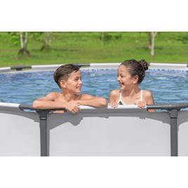 BESTWAY Steel Pro Max Basen stelażowy 427 x 122 cm, z filtracją kartuszową 5612X