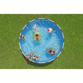 BESTWAY Steel Pro Max Basen stelażowy 427 x 122 cm, z filtracją kartuszową 5612X