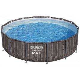 BESTWAY Steel Pro Max Basen stelażowy 427 x 107 cm, z filtracją kartuszową 5614Z