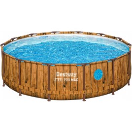 BESTWAY Steel Pro Max Splashview Zestaw basenowy 427 x 107 cm, filtracja kartuszowa 561JM