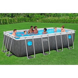 BESTWAY Steel Pro Max Splashview Basen 488 x 244 x 122 cm, z filtracją kartuszową 561MB