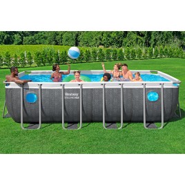 BESTWAY Steel Pro Max Splashview Basen 488 x 244 x 122 cm, z filtracją kartuszową 561MB