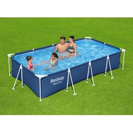 BESTWAY Steel Pro Basen stelażowy 400 x 211 x 81 cm, bez filtracji 56405