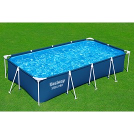 BESTWAY Steel Pro Basen stelażowy 400 x 211 x 81 cm, bez filtracji 56405
