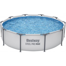 BESTWAY Steel Pro Max Basen stelażowy 305 x 76 cm, z filtracją kartuszową 56408