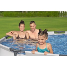 BESTWAY Steel Pro Max Basen stelażowy 305 x 76 cm, z filtracją kartuszową 56408