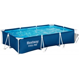 BESTWAY Steel Pro Basen stelażowy 300 x 201 x 66 cm, z filtracją kartuszową 56411