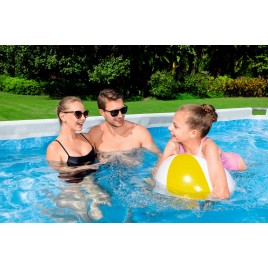BESTWAY Steel Pro Max Basen stelażowy 412 x 201 x 122 cm, z filtracją piaskową 56457