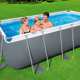 BESTWAY Steel Pro Max Basen stelażowy 412 x 201 x 122 cm, z filtracją piaskową 56457