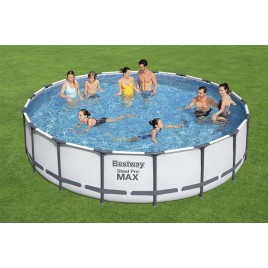 BESTWAY Steel Pro Max Basen stelażowy 549 x 122 cm, z filtracją kartuszową 56462