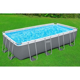 BESTWAY Power Steel Basen stelażowy 549 x 274 x 122 cm, z filtracją kartuszową 56465