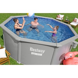 BESTWAY Hydrium Basen stelażowy 360 x 120 cm, z filtracją piaskową 56574