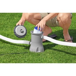 BESTWAY Power Steel Basen 427 x 250 x 100 cm, z filtracją kartuszową 56620