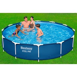 BESTWAY Steel Pro Basen 366 x 76 cm, z filtracją kartuszową 56681