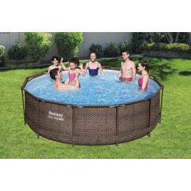 BESTWAY Steel Pro Max Basen 366 x 100 cm, z filtracją kartuszową 56709