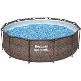 BESTWAY Steel Pro Max Basen 366 x 100 cm, z filtracją kartuszową 56709