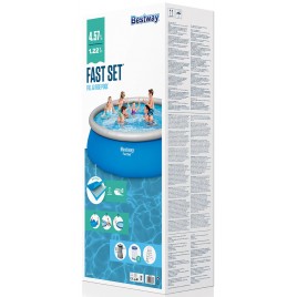 BESTWAY Fast Set Basen 457 x 122 cm, z filtracją kartuszową 57289