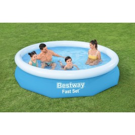 BESTWAY Fast Set Basen rozporowy 305 x 66 cm, z filtracją kartuszową 57458