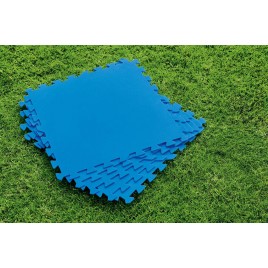 BESTWAY Flowclear Piankowa mata pod basen puzzle 50 x 50 cm, 9 szt, niebieski 58220