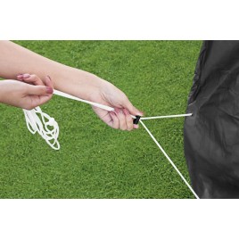 BESTWAY Pokrywa do basenu 427 cm, czarna 58248