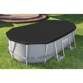 BESTWAY Pokrywa do basenu 427 x 250 cm, czarna 58425