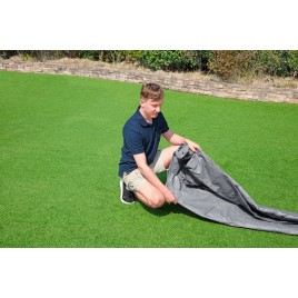 BESTWAY Pokrywa basenowa Premium 305 cm, szara, okrągła 58948