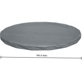 BESTWAY Pokrywa basenowa Premium 549 cm, szara, okrągła 58953