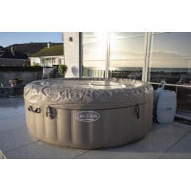 BESTWAY Lay-Z-Spa Palm Springs AirJet Jacuzzi dmuchane, 196 x 71 cm, 4-6 osób 60017