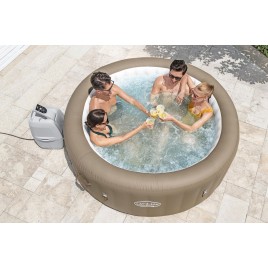BESTWAY Lay-Z-Spa Palm Springs AirJet Jacuzzi dmuchane, 196 x 71 cm, 4-6 osób 60017