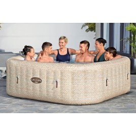 BESTWAY Lay-Z-Spa Rome AirJet Jacuzzi dmuchane, 201 x 201 x 71 cm, 7 osób 6001M