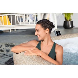 BESTWAY Lay-Z-Spa Rome AirJet Jacuzzi dmuchane, 201 x 201 x 71 cm, 7 osób 6001M