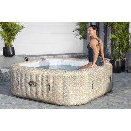 BESTWAY Lay-Z-Spa Rome AirJet Jacuzzi dmuchane, 201 x 201 x 71 cm, 7 osób 6001M