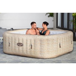 BESTWAY Lay-Z-Spa Rome AirJet Jacuzzi dmuchane, 201 x 201 x 71 cm, 7 osób 6001M