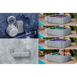 BESTWAY Lay-Z-Spa San Francisco HydroJet Pro Jacuzzi, 230 x 230 x 71 cm, 7 osób 6001Q