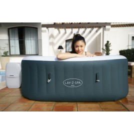 BESTWAY Lay-Z-Spa Ibiza AirJet Jacuzzi dmuchane, 180 x 180 x 66 cm, 4 osoby 6002U