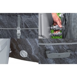 BESTWAY Lay-Z-Spa Boracay AirJet Jacuzzi dmuchane, 180 x 66 cm, 2-4 osoby 60175