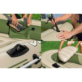 BESTWAY Hydro-Force Voyager X3 Ponton dmuchany, 294 x 137 x 39 cm 65164