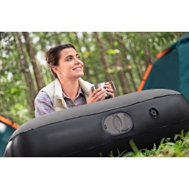 BESTWAY TriTech Twin Materac dmuchany z wbudowaną pompką USB, 188 x 99 x 30 cm 671BQ