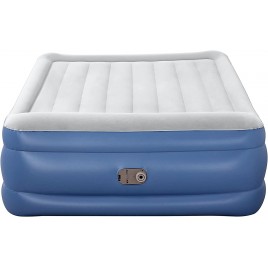 BESTWAY TriTech Queen Materac dmuchany z wbudowaną pompką, 203 x 152 x 56 cm 67614