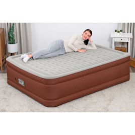 BESTWAY AlwayzAire Fortech Materac dmuchany z wbudowaną pompką 203 x 152 x 51 cm 69160