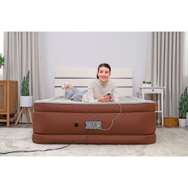 BESTWAY AlwayzAire Fortech Materac dmuchany z wbudowaną pompką 203 x 152 x 51 cm 69160