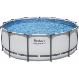 BESTWAY Steel Pro Max Basen stelażowy 396 x 122 cm, z filtracją kartuszową 5618W