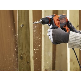 Black & Decker BEH550 Schlagbohrmaschine (17Nm/550W)