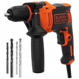 Black & Decker BEH710K Wiertarka udarowa, 710W, w walizce