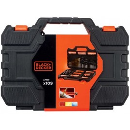 Black & Decker A7200 Zestaw wierteł i bitów 109 sztuk