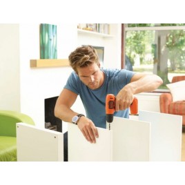 Black & Decker BDCD8 Wiertarko-wkrętarka bezudarowa (12Nm/7,2V/1x1,5Ah)