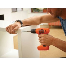 Black & Decker BDCD8 Wiertarko-wkrętarka bezudarowa (12Nm/7,2V/1x1,5Ah)